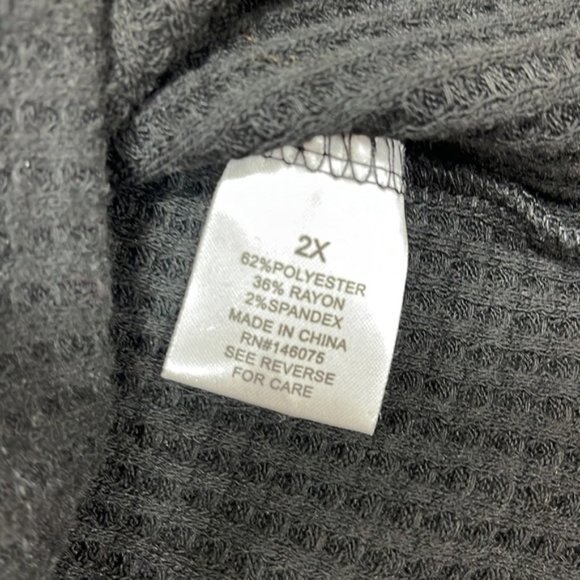 Sweet Romeo Cozy Thermal Pullover Top (Plus Size) - Picture 7 of 9